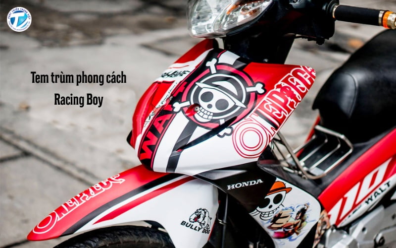 Tem xe wave 110 racing boy
